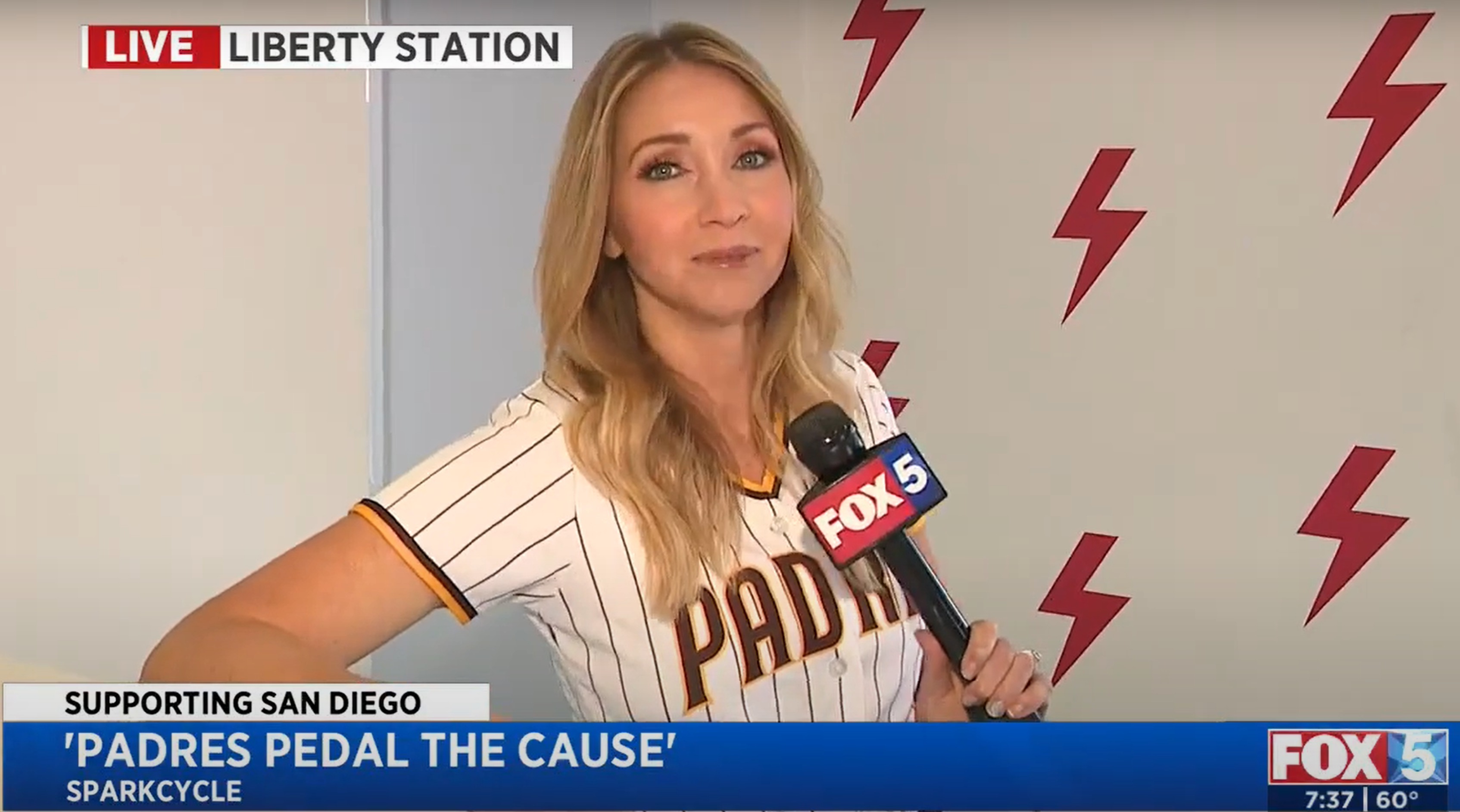Fox 5 Previews Padres Pedal the Cause 2022 at SPARKCYCLE  undefined